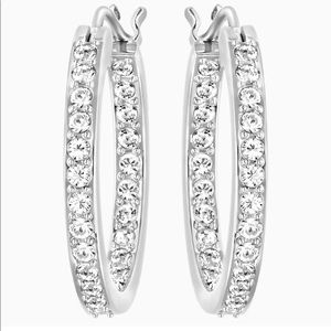 Swarovski Crystal Hoop Earrings